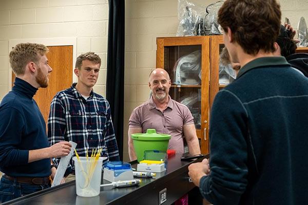 professor nelson and students